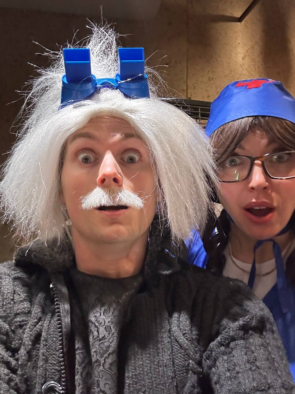 Outdoor science show with children watching a fun experiment